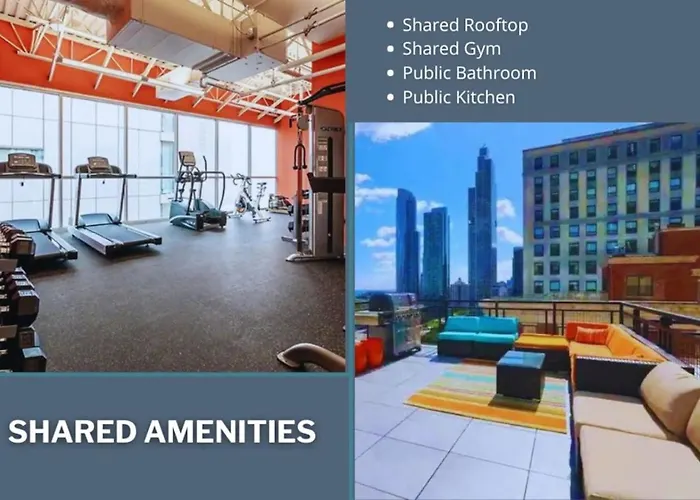 Cozy Downtown Mich Ave Gym And Rooftop #7 * Chicago